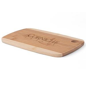 The Camden 9-Inch Two-Tone Bamboo Cutting Board