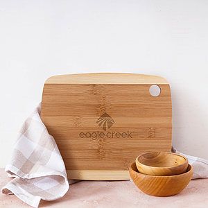 The Gosford 11-Inch Two-Tone Bamboo Cutting Board