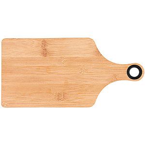 The Genoa 14-Inch Bamboo Cutting Board with Handle