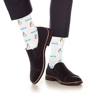Custom Dye Sublimation Dress Socks