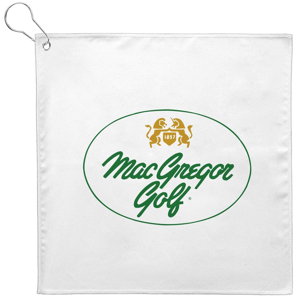 12x12 Golf Towel wGrommet - 200GSM