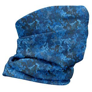 Face Mask Tube Neck Gaiter With Full Color Graphic Dye Sublimation Print