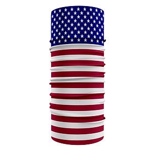 Face Mask Tube Neck Gaiter With Full Color Graphic Dye Sublimation Print Flag