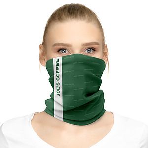 Face Mask Tube Neck Gaiter With Full Color Graphic Dye Sublimation Print Logo