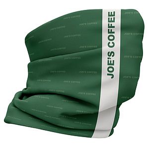 Face Mask Tube Neck Gaiter With Full Color Graphic Dye Sublimation Print Logo