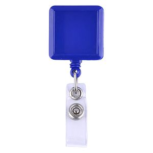 Square-Shaped Retractable Badge Holder