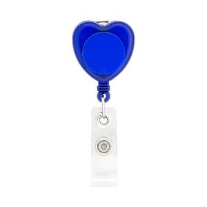 Heart Retractable Badge Holder