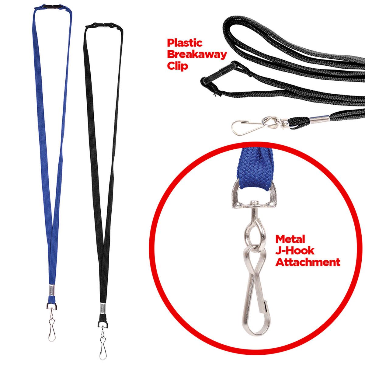 38 Blank Lanyard with Breakaway