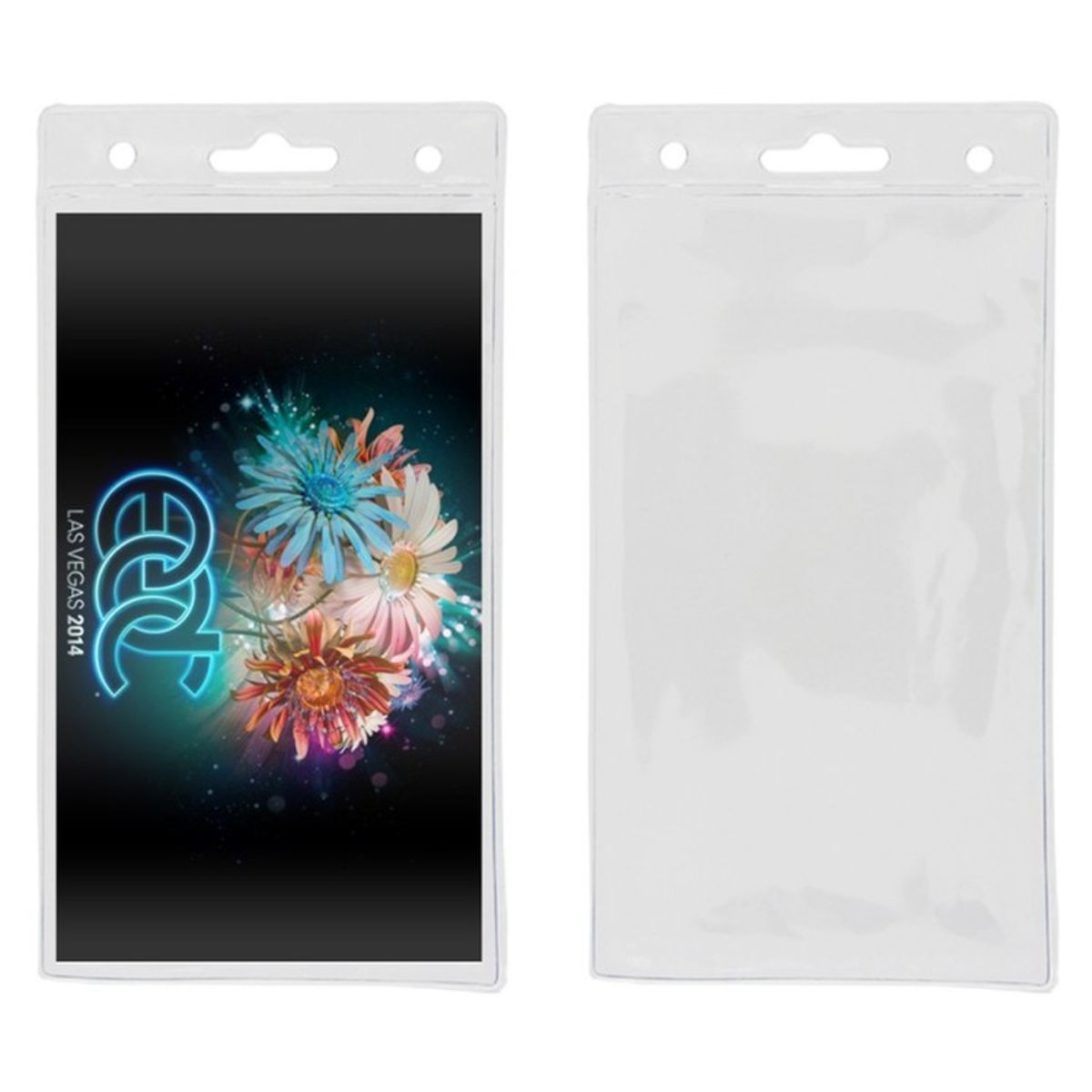 Blank Clear IDBadge Holder 4.25Wx8H