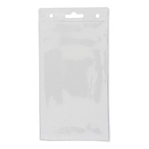 Blank Clear IDBadge Holder 4.25Wx8H