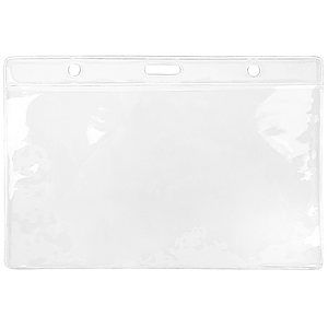 Xtra Large Clear PVC Badge Holder 7.5Wx5H