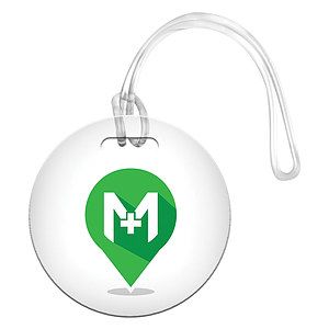 Digital Mini Round Bag Tag 2x2