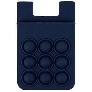 Popper Stress Reliever Silicone Phone Wallet