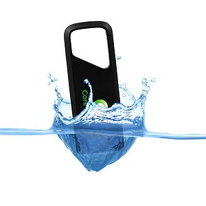 2-Watt Waterproof Bluetooth Speaker with Built-In Carabiner