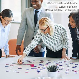 100-Piece Custom Full-Color Jigsaw Puzzle