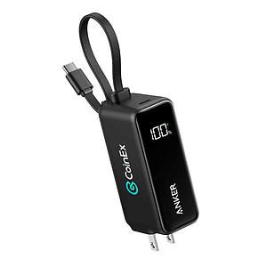 Anker 3-in-1 Power Bank (30W, Fusion, Built-In USB-C Cable