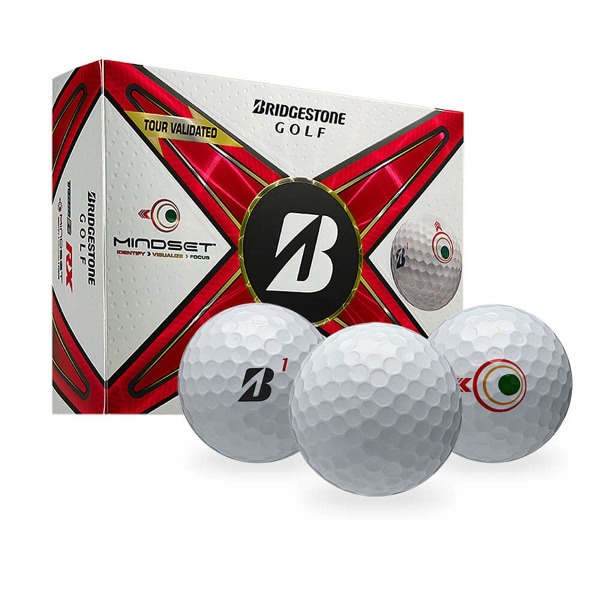 Bridgestone tour b rx mindset golf balls Order Swag