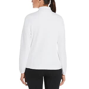 Callaway Diamond Quilted Fleece 1/4-Zip Ladies Pullover