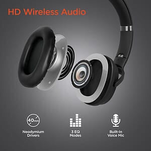 HyperGear Flip 2-in-1 Wireless Headphones + Speaker