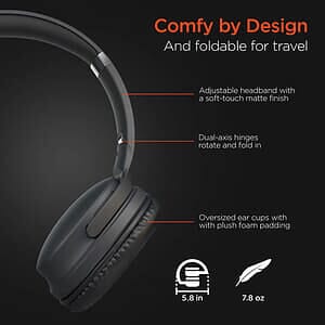 HyperGear Flip 2-in-1 Wireless Headphones + Speaker