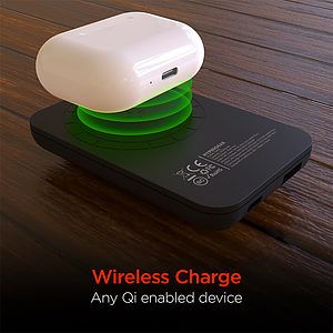 HyperGear 5000mAh Magnetic Wireless Power Bank for iPhone 12+ Series