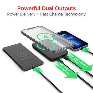 HyperGear 5000mAh Magnetic Wireless Power Bank for iPhone 12+ Series