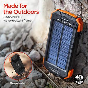 HyperGear Solar 10000mAh Wireless Power Bank 