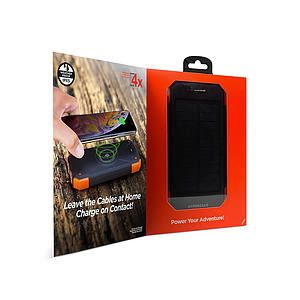 HyperGear Solar 10000mAh Wireless Power Bank 