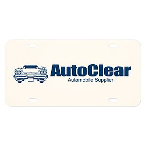Aluminum Custom License Plate