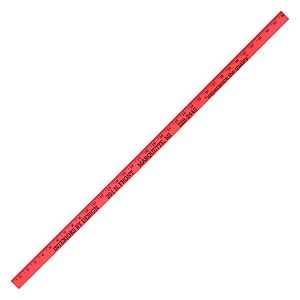 Fluorescent Colorful Enameled Yardstick