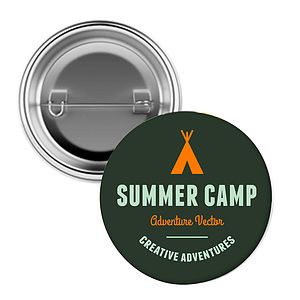 1  Full Color Pin Back Button