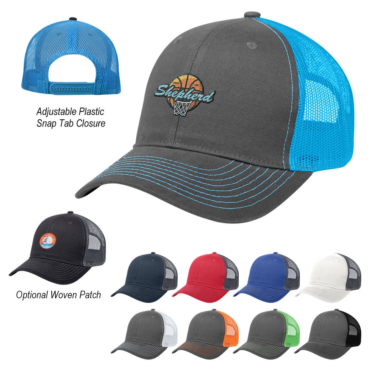 Cotton Twill Mesh Back Cap