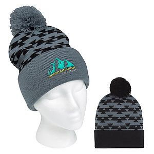 Aztec Pom Beanie