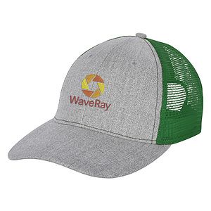 Hayden Heathered Mesh Back Cap