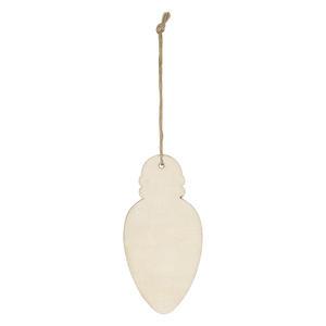 Wood Ornament - Bulb