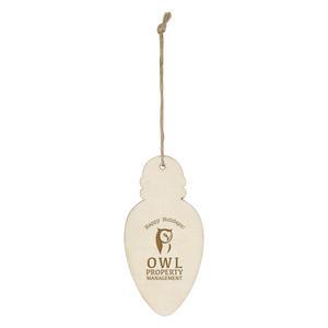 Wood Ornament - Bulb