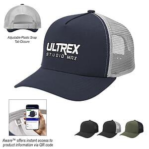 AWARE™ Recycled Cotton Cap Mesh Back Cap