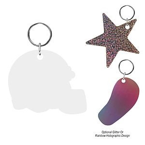Acrylic Key Tag - Custom Shape 6"