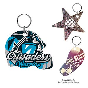 Acrylic Key Tag - Custom Shape 6"