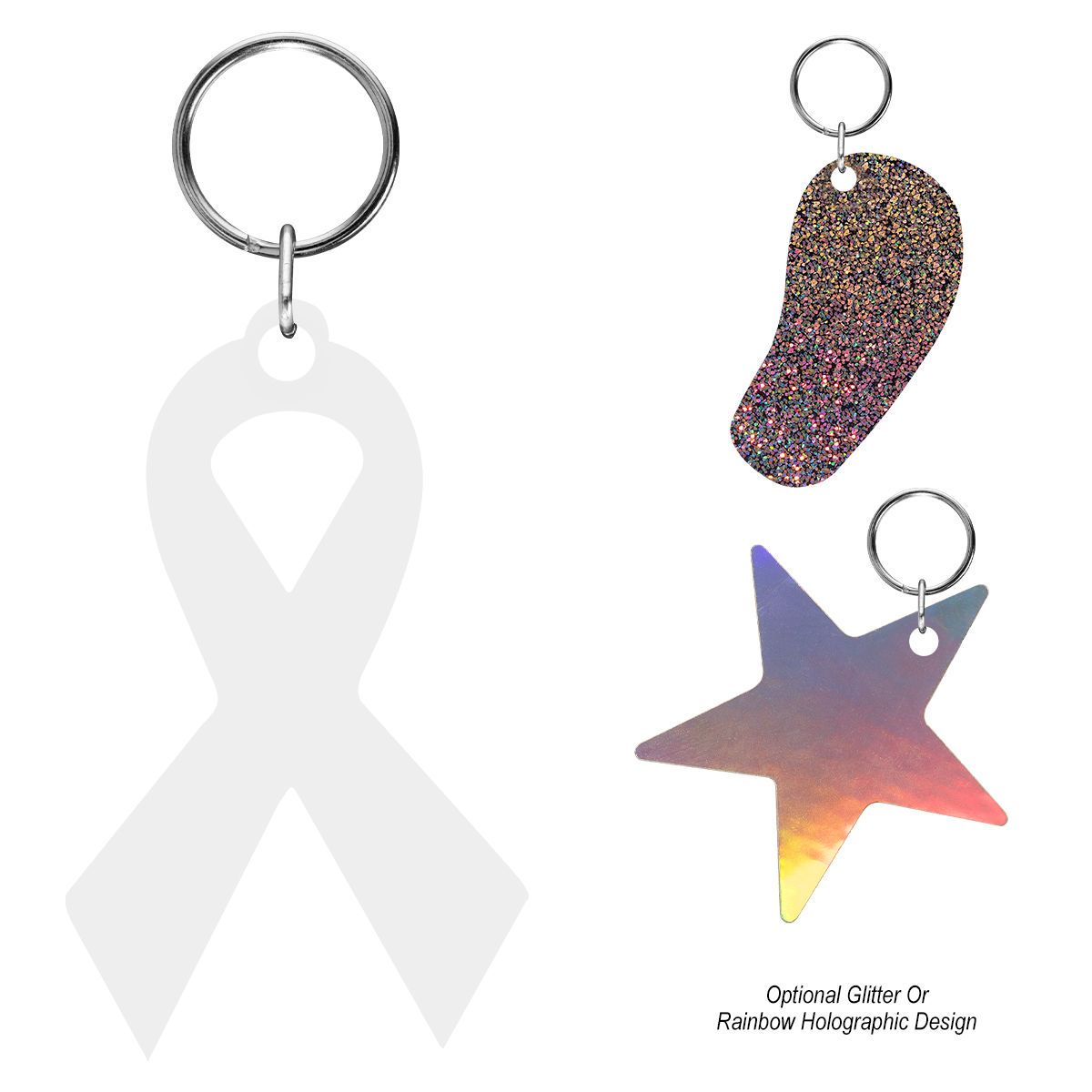 Acrylic Key Tag - Custom Shape 5"