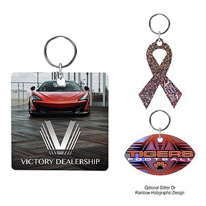 Acrylic Key Tag - Custom Shape 4"