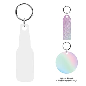 Acrylic Key Tag - Custom Shape 3"