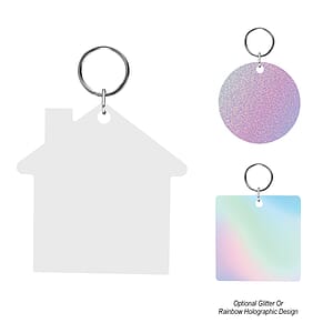 Acrylic Key Tag - Custom Shape 2"