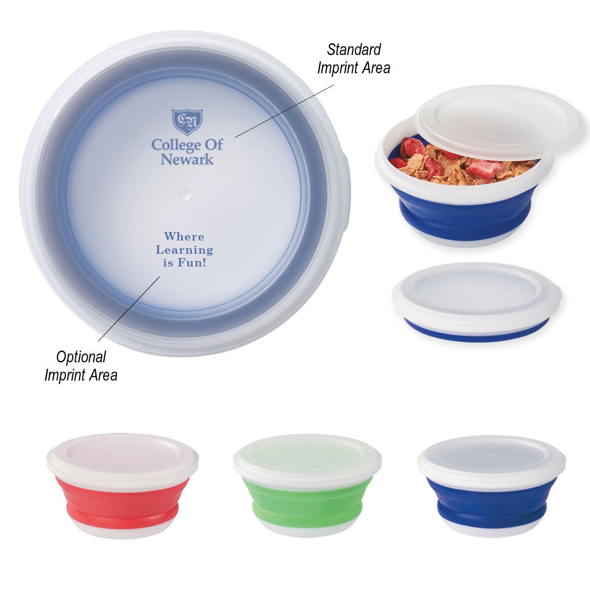 Collapsible food bowl Corporate Specialties