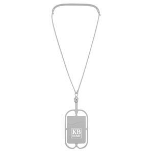Silicone Lanyard with Phone Holder & Wallet