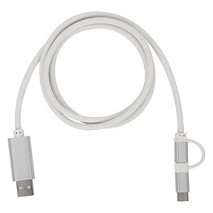 3-in-1 3 Ft. Disco Tech Light Up Charging Cable