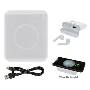 True Wireless Earbuds with Charger & Power Bank
