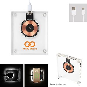 15W Acrylic Light Up Wireless Charger
