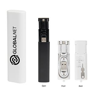 Promotional 5-In-1 Charging Cable Personalized With Your Custom Logo