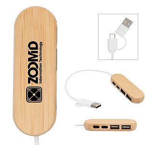 Dual Input Bamboo Hub